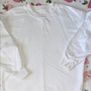 Lululemon Athletica White perfectly Oversized Sweatshirt
